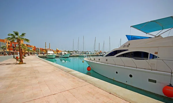 Marina, Hurghada, Mısır. — Stok fotoğraf