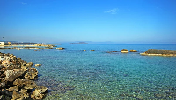 Paesaggio della spiaggia di Balos sull'isola di Creta in Grecia . — Foto Stock