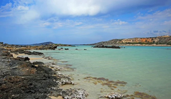 Paisagem de Balos praia na ilha de Creta, na Grécia . — Fotografia de Stock