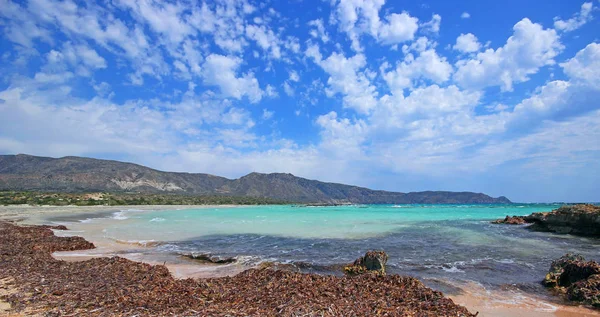 Krajina Balos Beach na ostrově Kréta v Řecku. — Stock fotografie