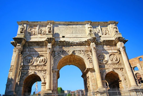 Colosseo Antico Roma Italia — Foto Stock