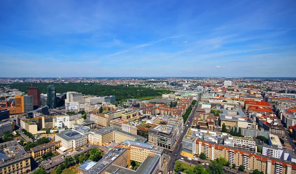 Aerial view of Berlin skyline. Germany Stock Photo