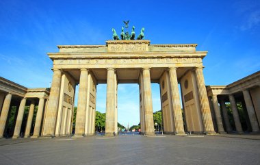 Berlin Brandenburg Kapısı (Brandenburger Tor), Berlin, Almanya