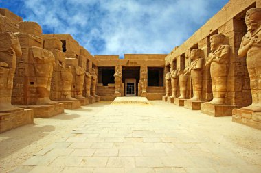 Anscient Tapınağı Karnak Luxor - yıkık Thebes Mısır