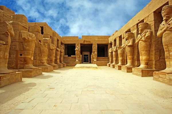 Anscient Temple Karnak Luxor Ruined Thebes Egypt — Stock Photo, Image