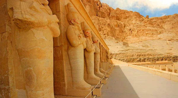 Anscient Ναός Καρνάκ Στο Luxor Ερειπωμένο Αίγυπτο Θήβας — Φωτογραφία Αρχείου