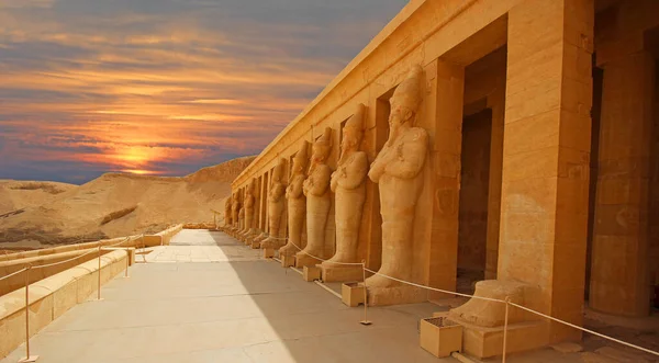 Templo Consciente Karnak Luxor Tebas Arruinadas Egito — Fotografia de Stock