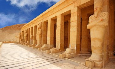 Anscient Tapınağı Karnak Luxor - yıkık Thebes Mısır