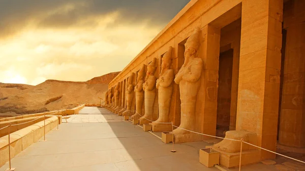 Templo Consciente Karnak Luxor Tebas Arruinadas Egito — Fotografia de Stock