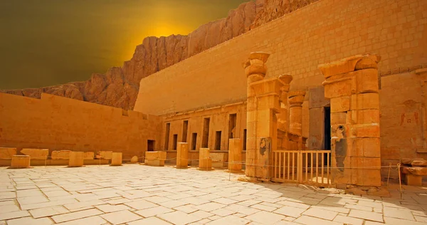 Anscient Tempel Van Karnak Luxor Geruïneerd Thebe Egypte — Stockfoto