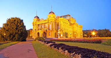  gece - zagreb Hırvatistan milli theate