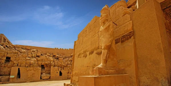 Antiker Tempel Von Karnak Luxor Zerstörte Thebes Ägypten — Stockfoto