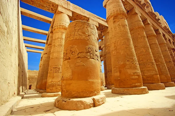 Anscient Chrám Karnak Luxoru Zřícenina Théby Egypt — Stock fotografie