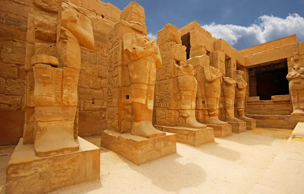 Anscient Tapınağı Karnak Luxor Yıkık Thebes Mısır — Stok fotoğraf