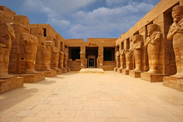 Antiker Tempel Von Karnak Luxor Zerstörte Thebes Ägypten — Stockfoto