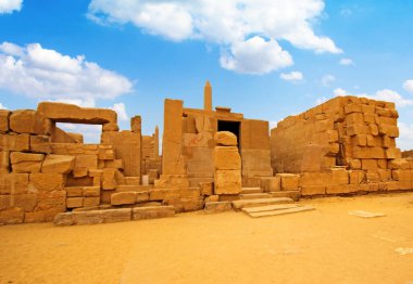 Anscient Tapınağı Karnak Luxor - yıkık Thebes Mısır