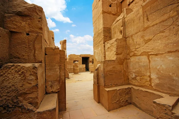 Antiker Tempel Von Karnak Luxor Zerstörte Thebes Ägypten — Stockfoto