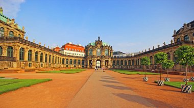Dresden Saksonya Almanya 'sında