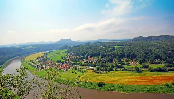 Bastei Saxon Switzerland National Park Germany — Stock Photo, Image