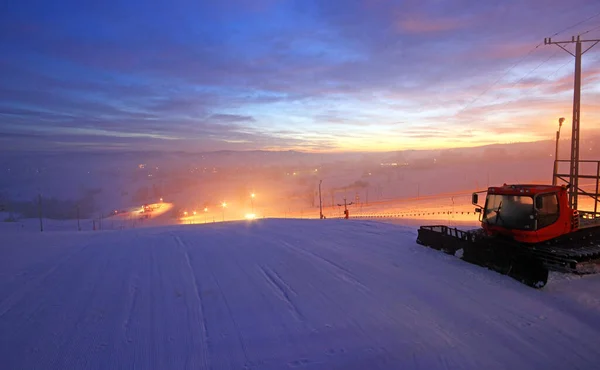Чудові Зимові Краєвиди Буковини Татрзанської — стокове фото