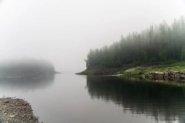 Крупные реки Красноярского края. Бахта, Сибирь — стоковое фото