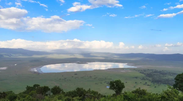 Ngorongoro krateri manzara. Tanzanya, Afrika