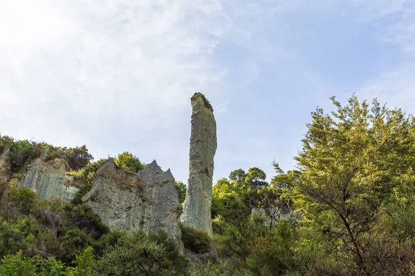 Dedo Meñique Liffs Putangirua Pinnacles Nueva Zelanda — Foto de Stock