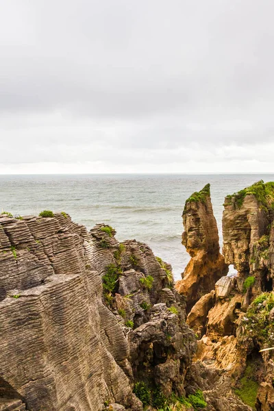 Stone Giants Paparoa National Park South Island New Zealand — Stock Photo, Image