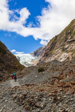 Franz Joseph Buzul Vadisi takibi. Güney Adası, Yeni Zelanda