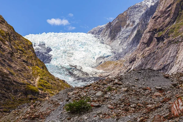 Glaciar Franz Joseph Montaña Hielo Isla Sur Nueva Zelanda — Foto de Stock