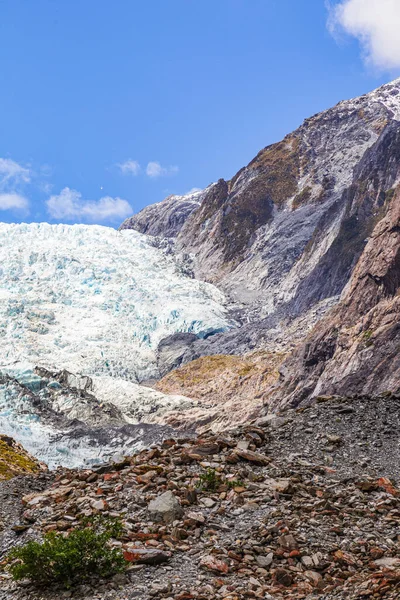 Franz Joseph Gletscherporträt Südinsel Neuseeland — Stockfoto