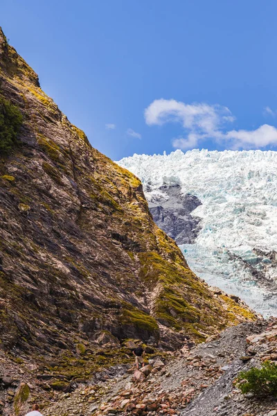 Franz Joseph Gletscherblick Südinsel Neuseeland — Stockfoto