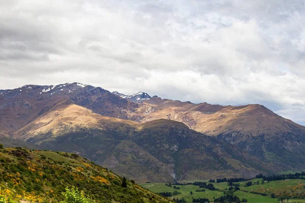 Ορεινό Τοπίο Γειτονιές Queenstown Νότιο Νησί Νέα Ζηλανδία — Φωτογραφία Αρχείου