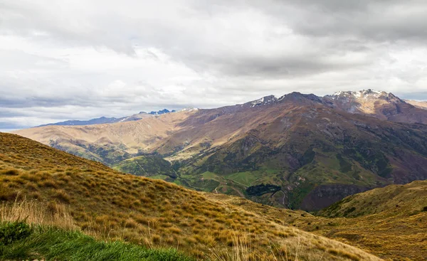 Paisagens Ilha Sul Colinas Montanhas Nova Zelândia — Fotografia de Stock