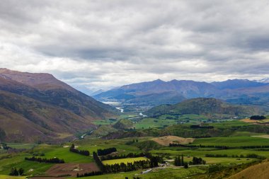 Güney Adasının Bulut Manzarası. Yeni Zelanda