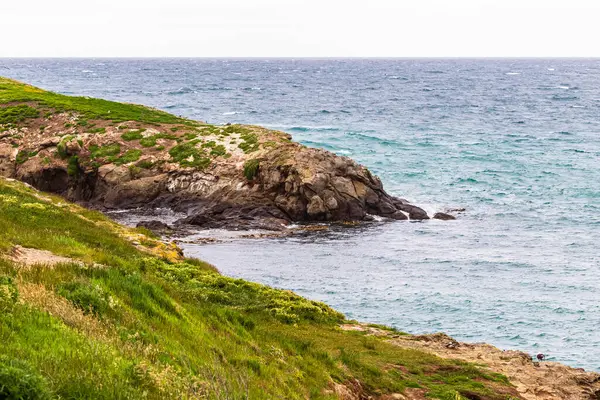 Cabo Katiki Point Costa Rochosa Oceano Pacífico South Island Nova — Fotografia de Stock