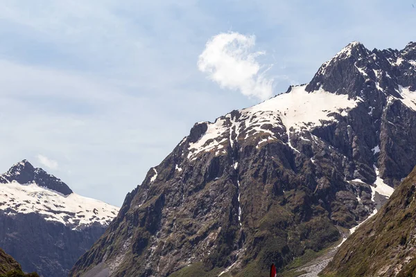 Snowy Mountains Hills South Island New Zealand — Stock Photo, Image