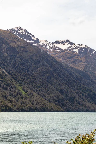 Beaux Lacs Île Sud Lac Gunn Nouvelle Zélande — Photo
