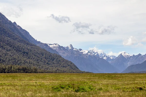 Νέα Ζηλανδία Τοπία Στο Δρόμο Για Milford Sound Φίλντλαντ Νότια — Φωτογραφία Αρχείου