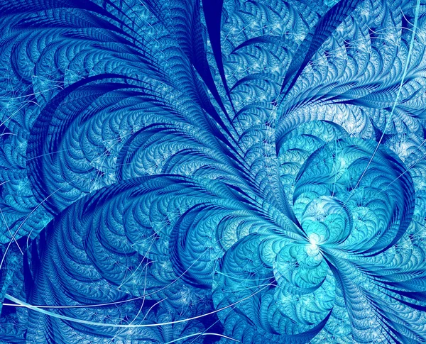 Patrón fractal simétrico multicolor como flor — Foto de Stock