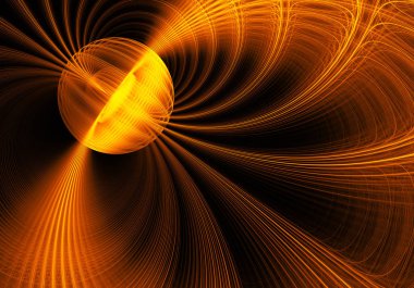 soyut fraktal arka plan, 3d çizim