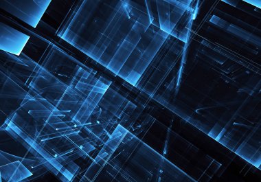 soyut teknoloji illüstrasyon