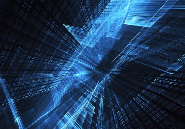 soyut teknoloji illüstrasyon