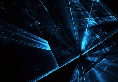 soyut teknoloji illüstrasyon