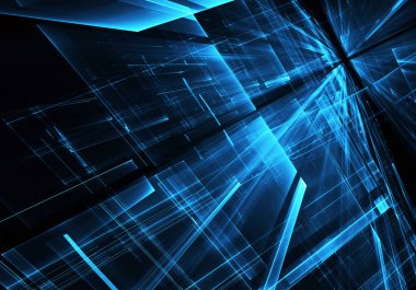 soyut teknoloji illüstrasyon