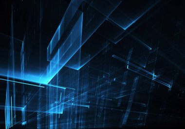 soyut teknoloji illüstrasyon