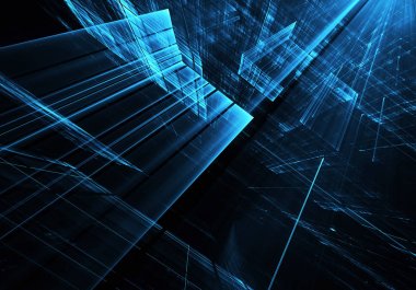 soyut teknoloji illüstrasyon