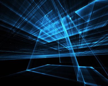 soyut teknoloji illüstrasyon