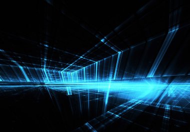 soyut teknoloji illüstrasyon