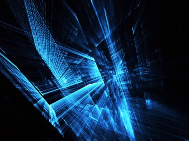 soyut teknoloji illüstrasyon